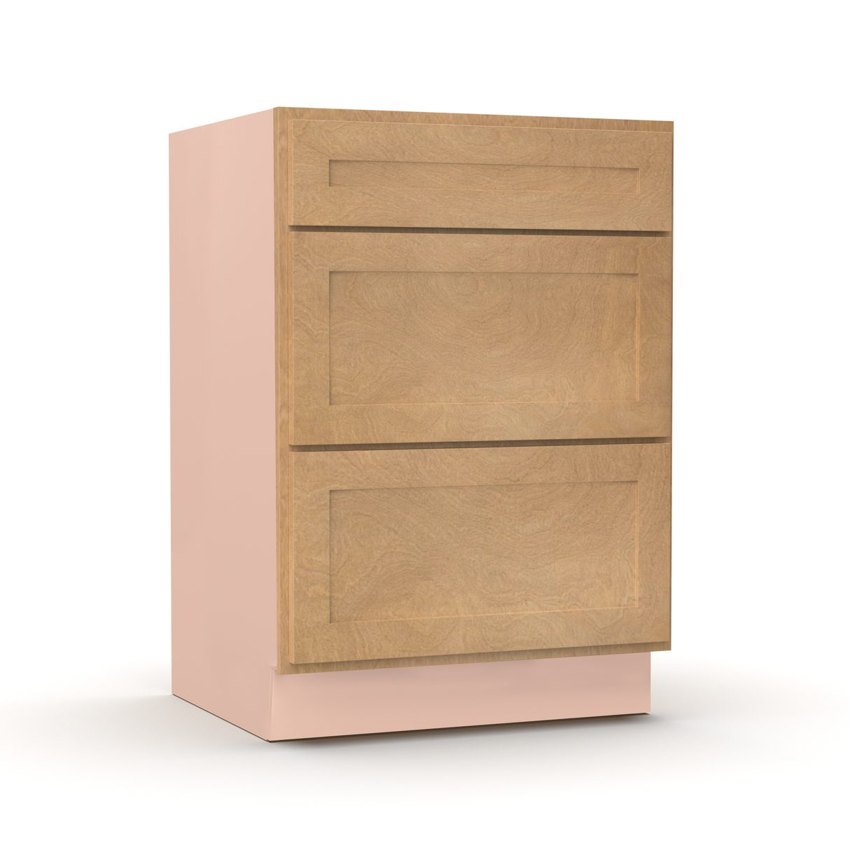 Liberty Shaker Karamel - 24 Inch Vanity Drawer Base Cabinet - 24" Width x 34.5" Height x 21" Depth