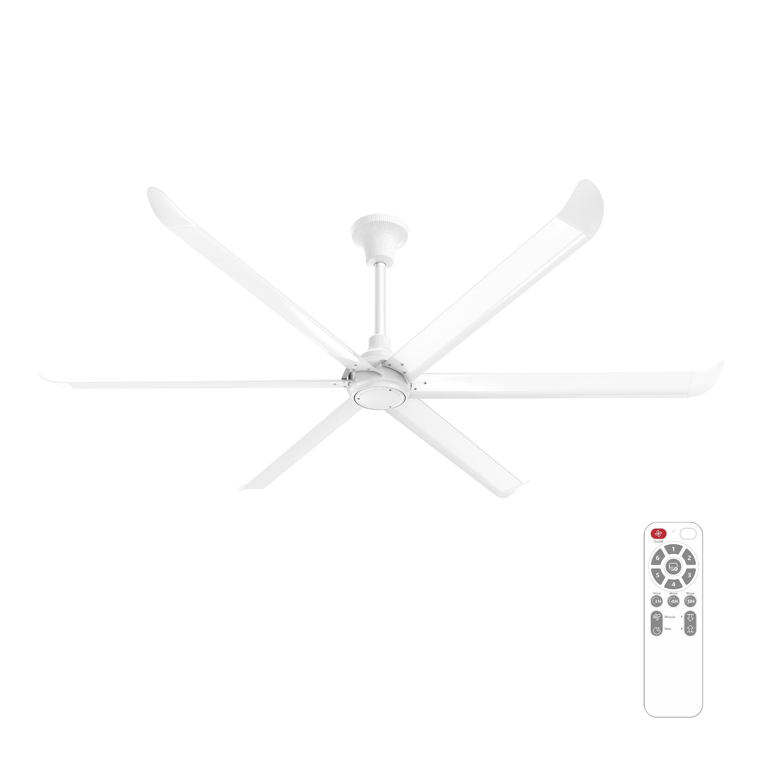 VINKA 60 In 6 Blade Smart Ceiling Fan Without  LED  Lights With Remote Control