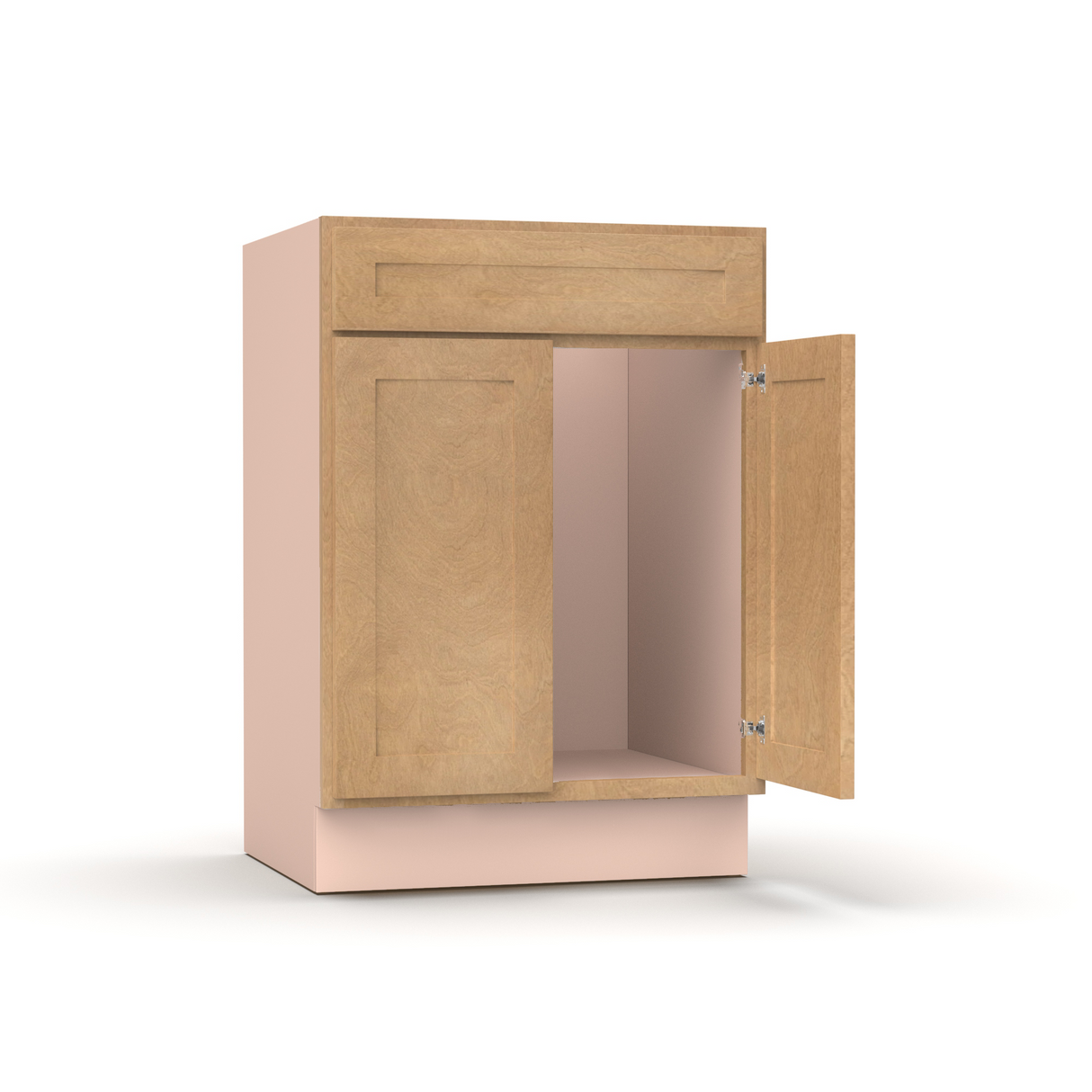 Liberty Shaker Karamel - 24 Inch Vanity Sink Base Cabinet - 24" Width x 34.5" Height x 21" Depth