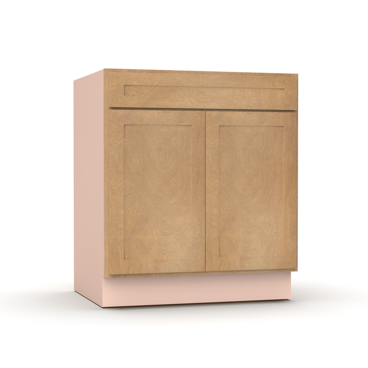 Liberty Shaker Karamel - 30 Inch Vanity Sink Base Cabinet - 30" Width x 34.5" Height x 21" Depth