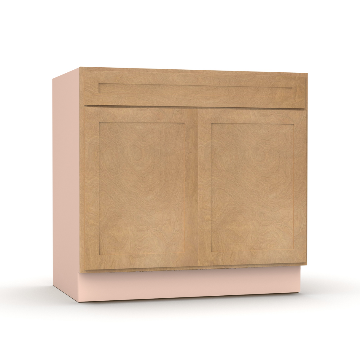 Liberty Shaker Karamel - 36 Inch Vanity Sink Base Cabinet - 36" Width x 34.5" Height x 21" Depth