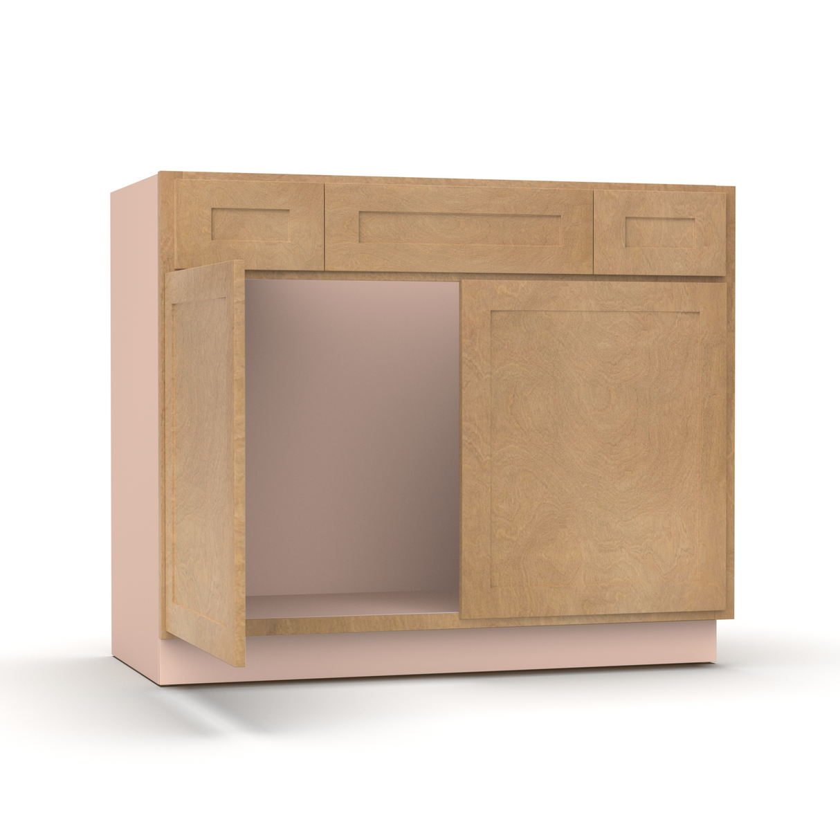 Liberty Shaker Karamel - 42 Inch Vanity Consoles Cabinet - 42" Width x 34.5" Height x 21" Depth