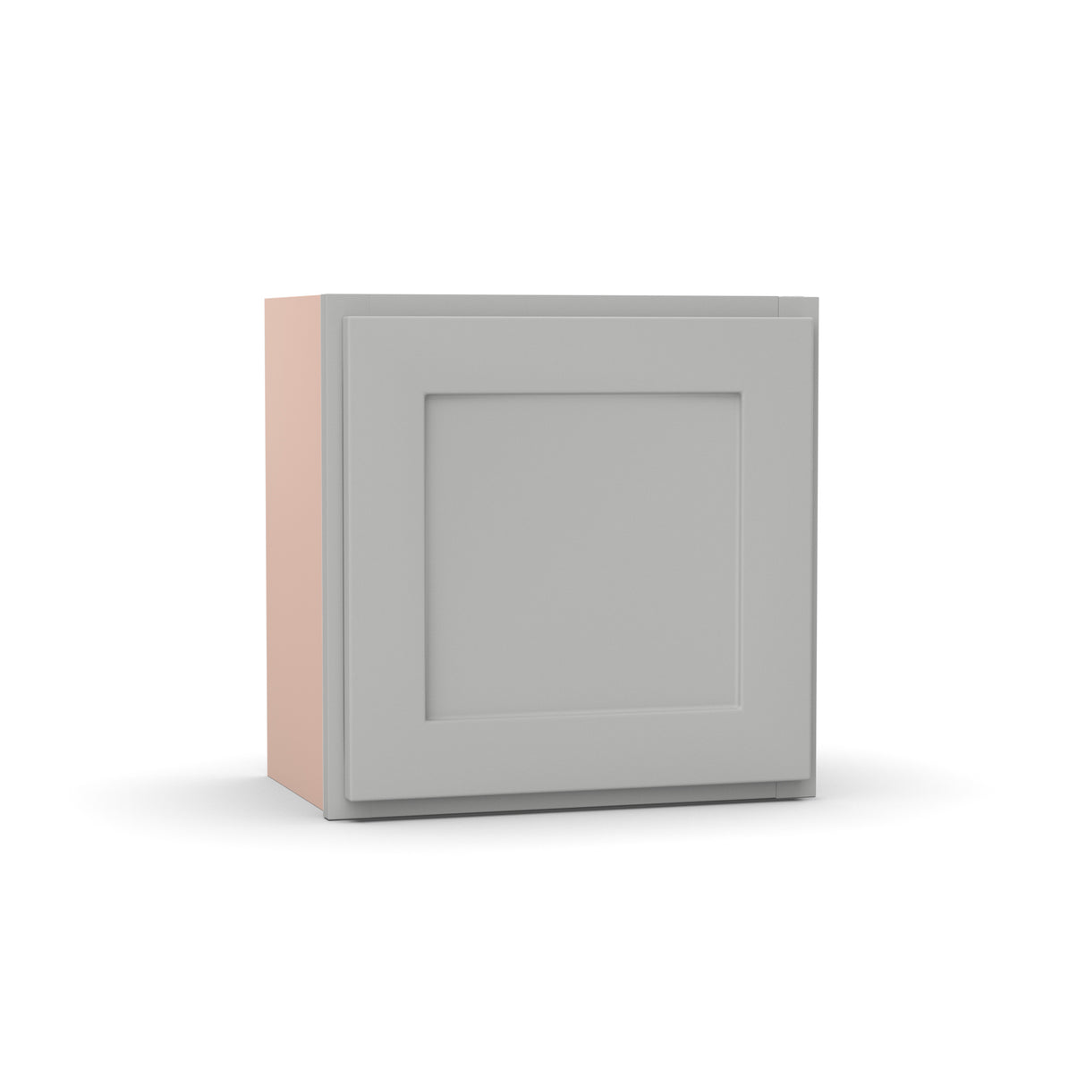 Liberty Shaker Ashen - 18 Inch Height Single Door Wall Cabinet - 18" Width x 18" Height x 12" Depth