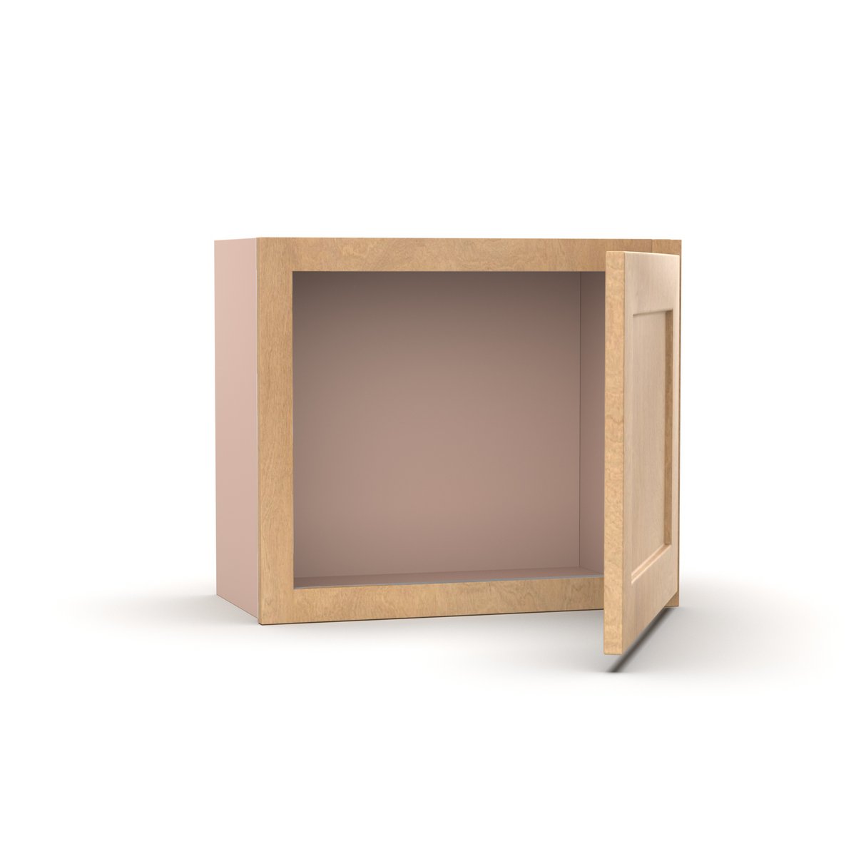 Liberty Shaker Karamel - 21 Inch Height Single Door Wall Cabinet - 21" Width x 18" Height x 12" Depth