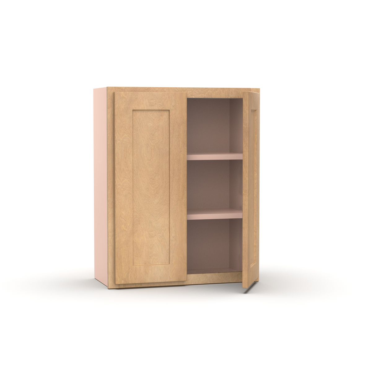 Liberty Shaker Karamel - 24 Inch Height Double Door Wall Cabinet - 24" Width x 30" Height x 12" Depth