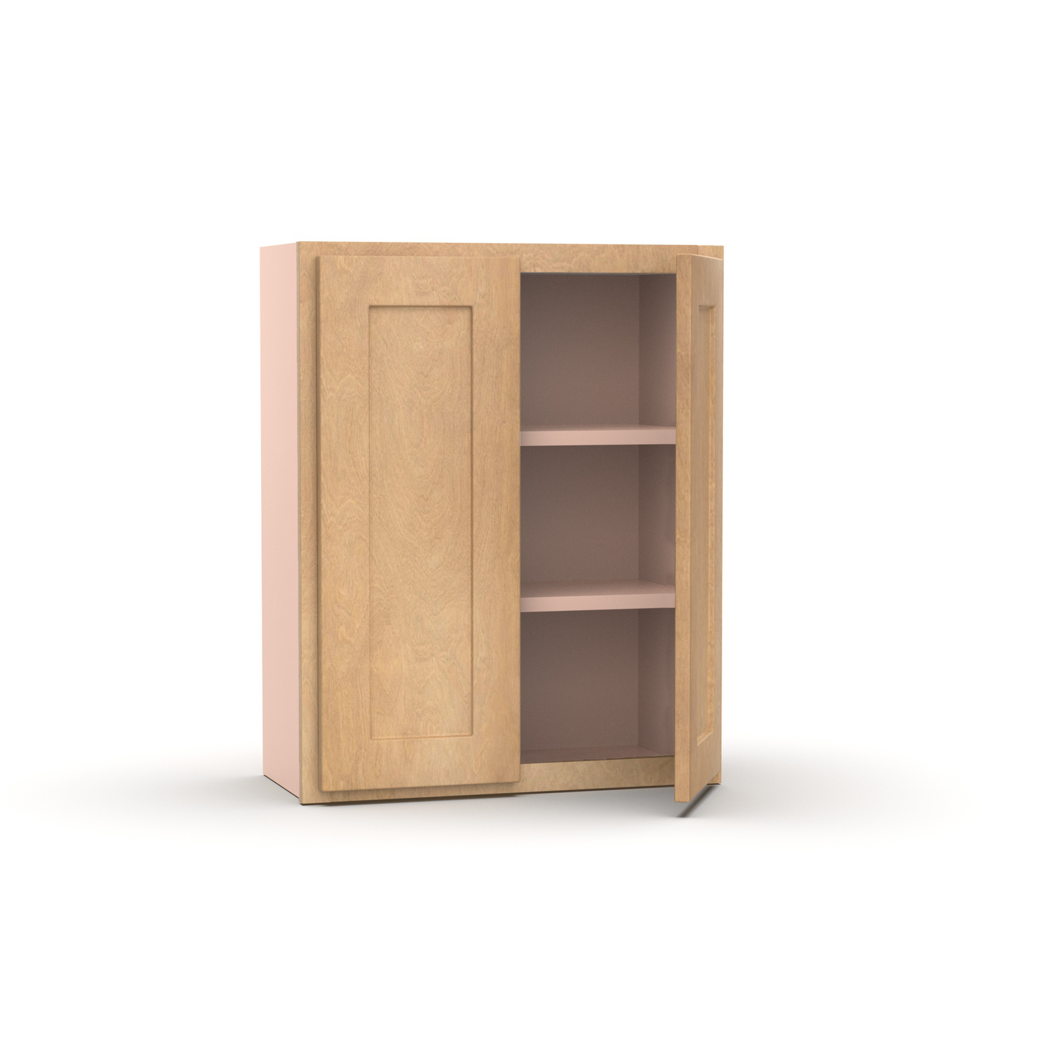 Liberty Shaker Karamel - 24 Inch Height Double Door Wall Cabinet - 24" Width x 30" Height x 12" Depth