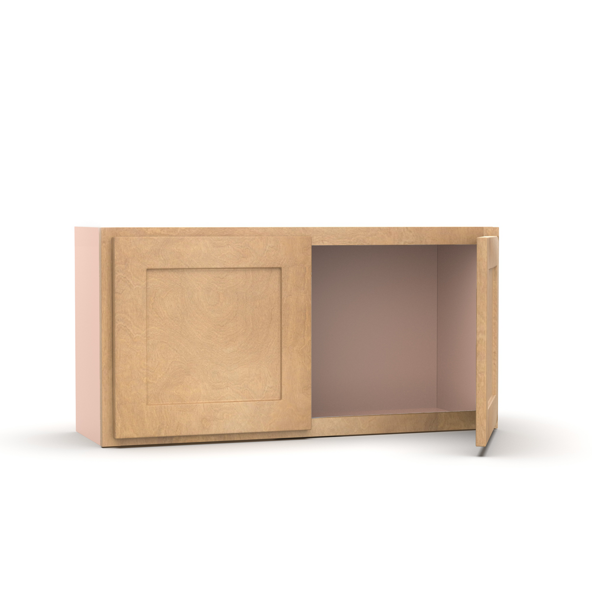 Liberty Shaker Karamel - 36 Inch Height Double Door Wall Cabinet - 36" Width x 18" Height x 12" Depth