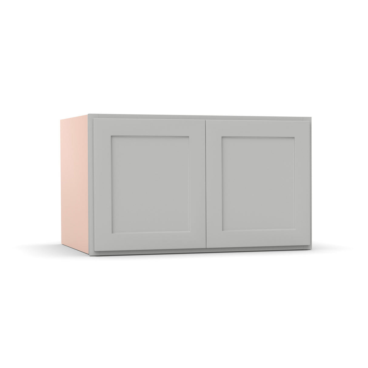 Liberty Shaker Ashen - 36 Inch Deep Double Door Wall Cabinet - 36" Width x 21" Height x 24" Depth