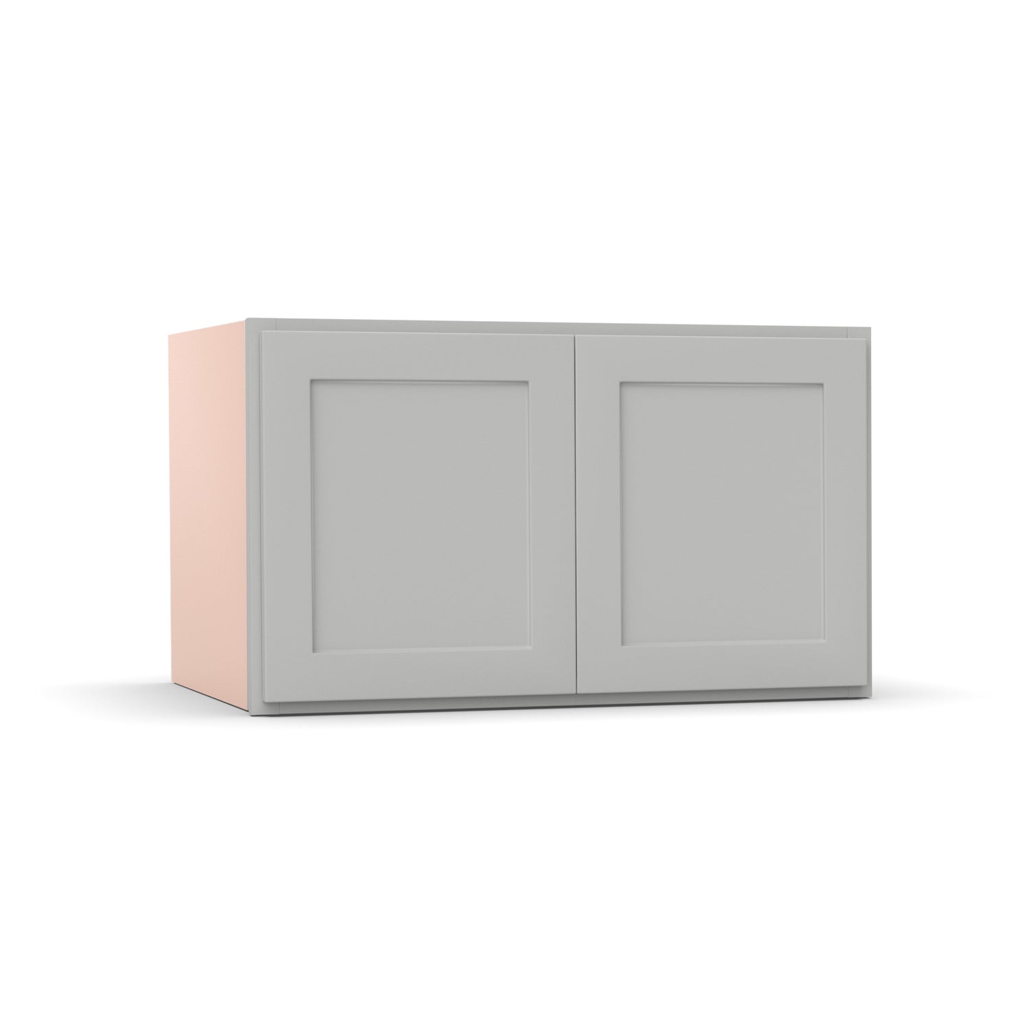 Liberty Shaker Ashen - 36 Inch Deep Double Door Wall Cabinet - 36" Width x 21" Height x 24" Depth