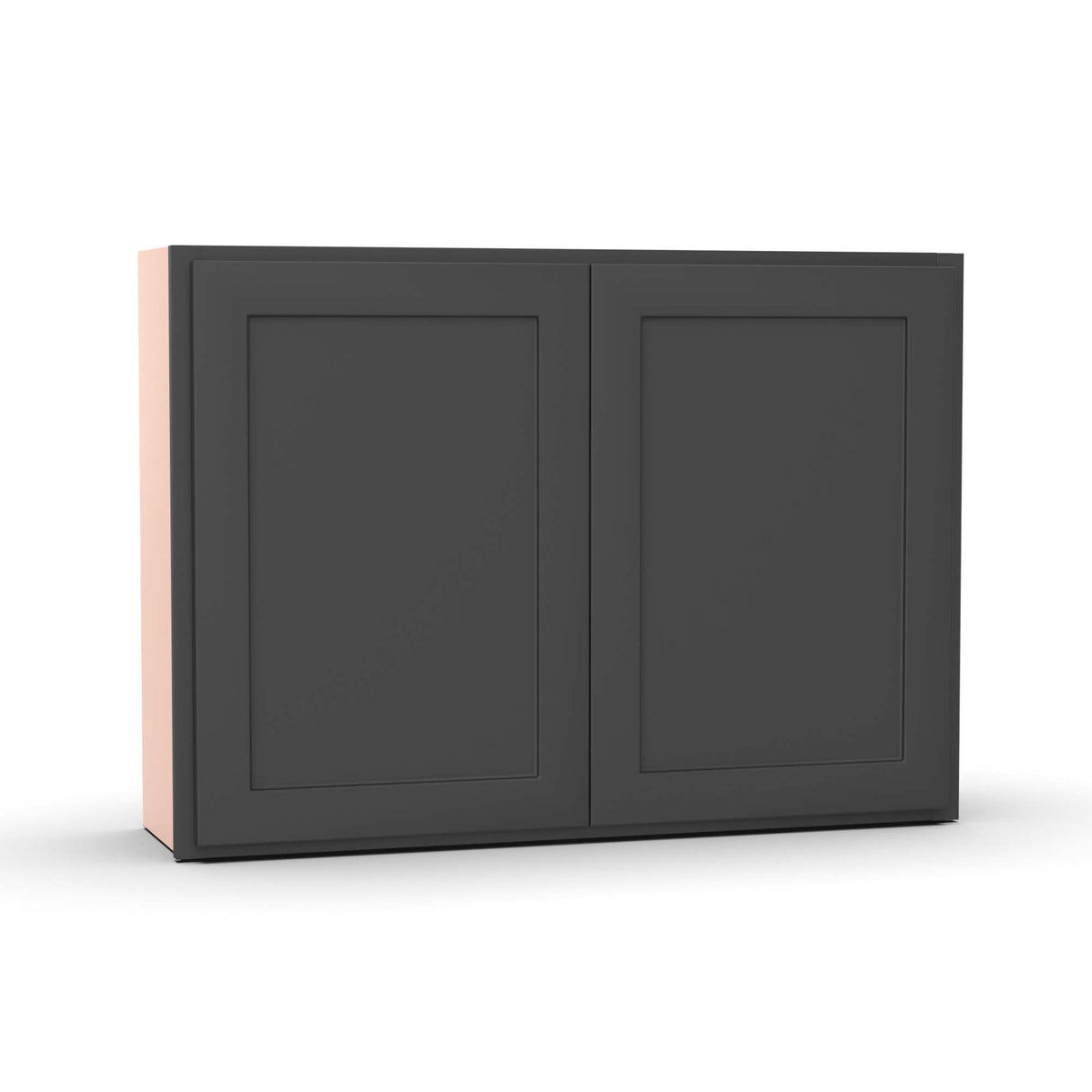 Liberty Shaker Grey - 42 Inch Height Double Door Wall Cabinet - 42" Width x 30" Height x 12" Depth