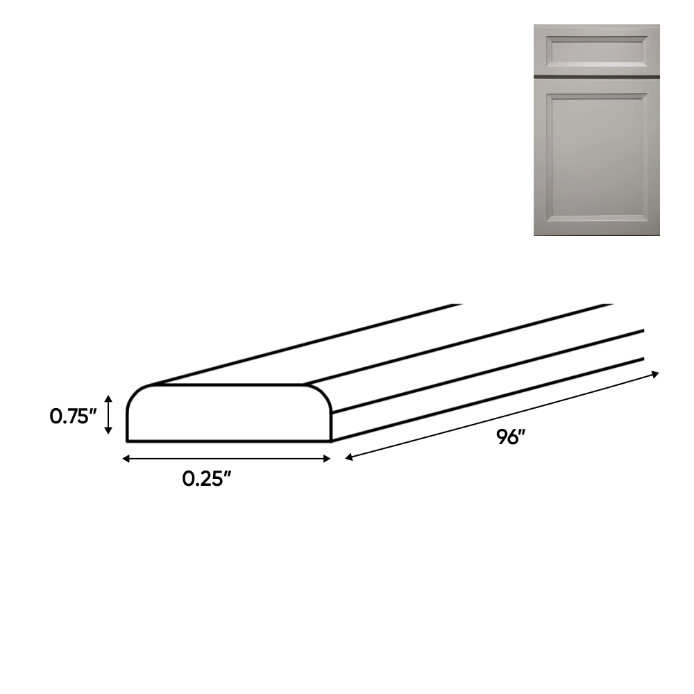 Windsor Ashen - 0.25 Inch Trims Accessories - .25