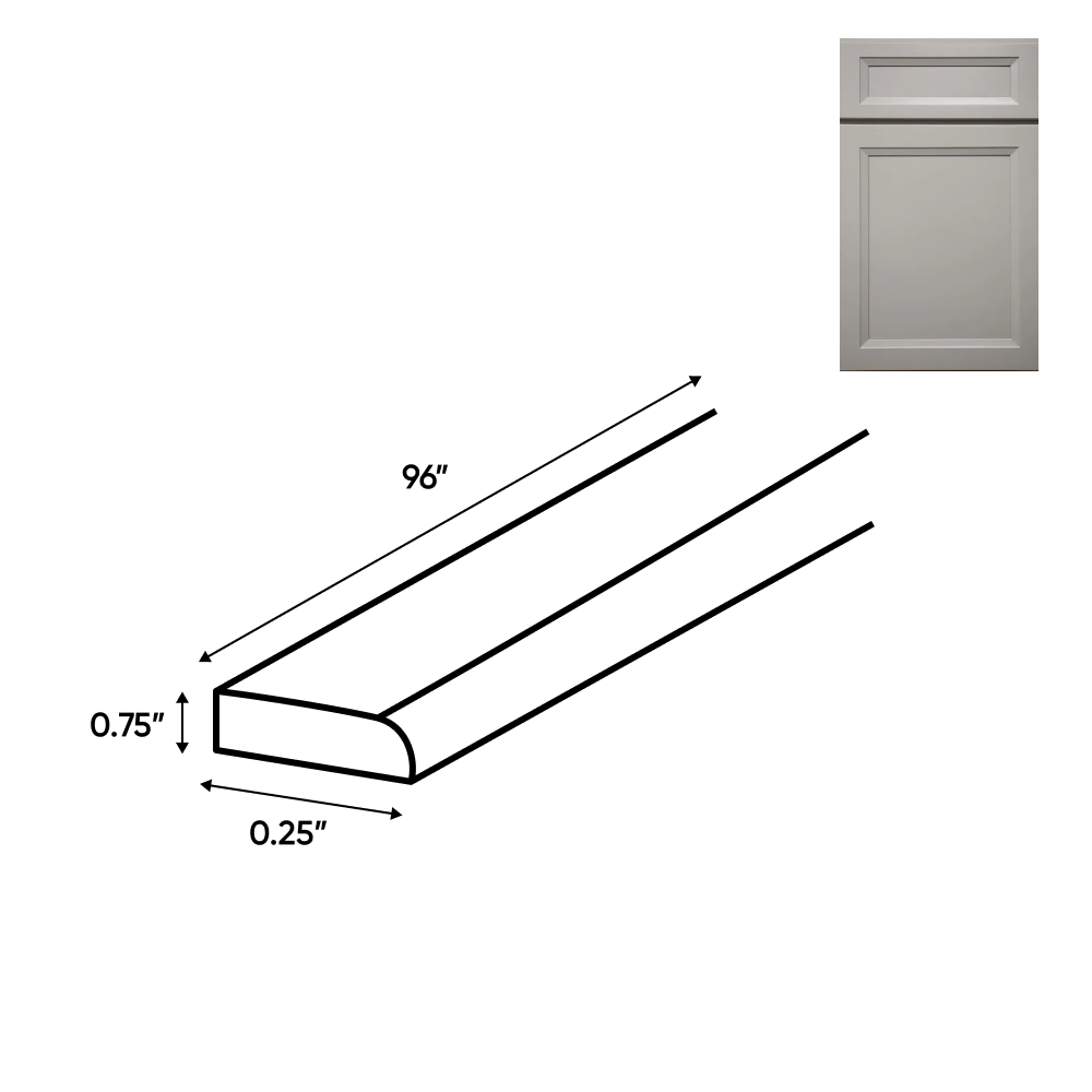 Windsor Ashen - 0.25 Inch Trims Accessories - .25