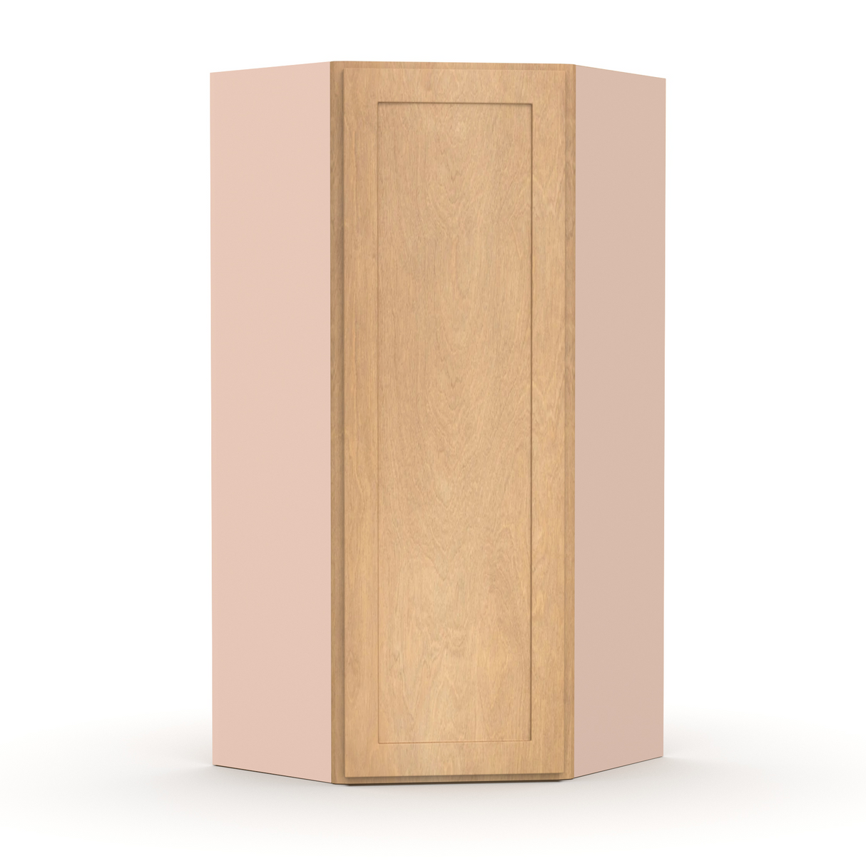 Liberty Shaker Karamel - 24 Inch Diagonal Corner Wall Cabinet - 24" Width x 36" Height x 12" Depth