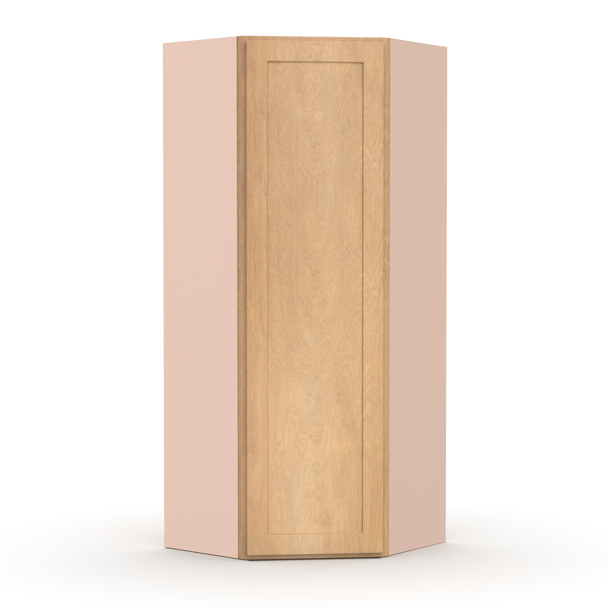 Liberty Shaker Karamel - 24 Inch Diagonal Corner Wall Cabinet - 24" Width x 42" Height x 12" Depth