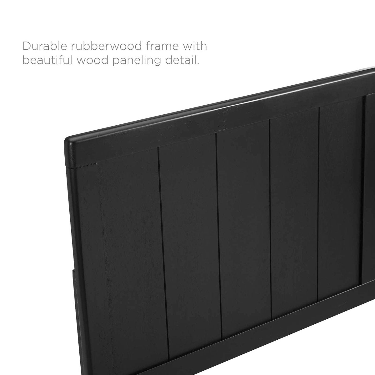 Alana King Wood Platform Bed With Splayed Legs - BUILDMYPLACE