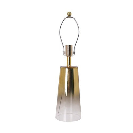 Alecrim Ombre Glass Table Lamp 25" - Gold Ombre/Ivory White (Set of 2) - BUILDMYPLACE