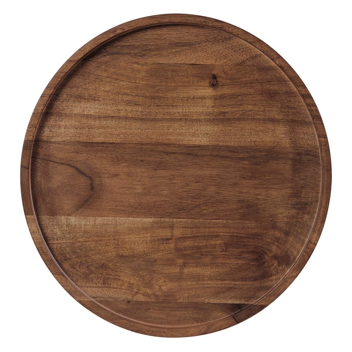 Amina Round Acacia Wood Side Table - BUILDMYPLACE