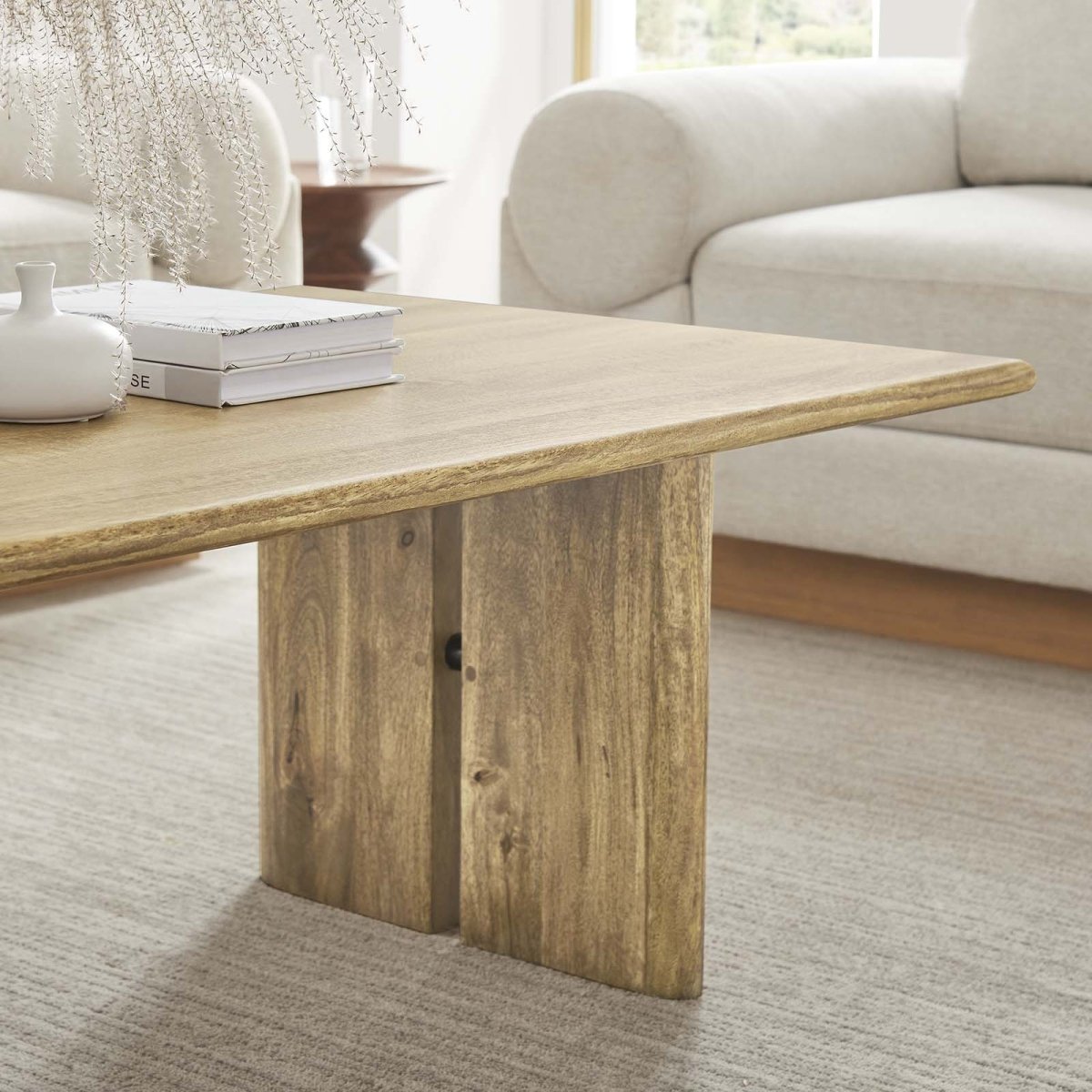 Amistad Wood Coffee Table - BUILDMYPLACE
