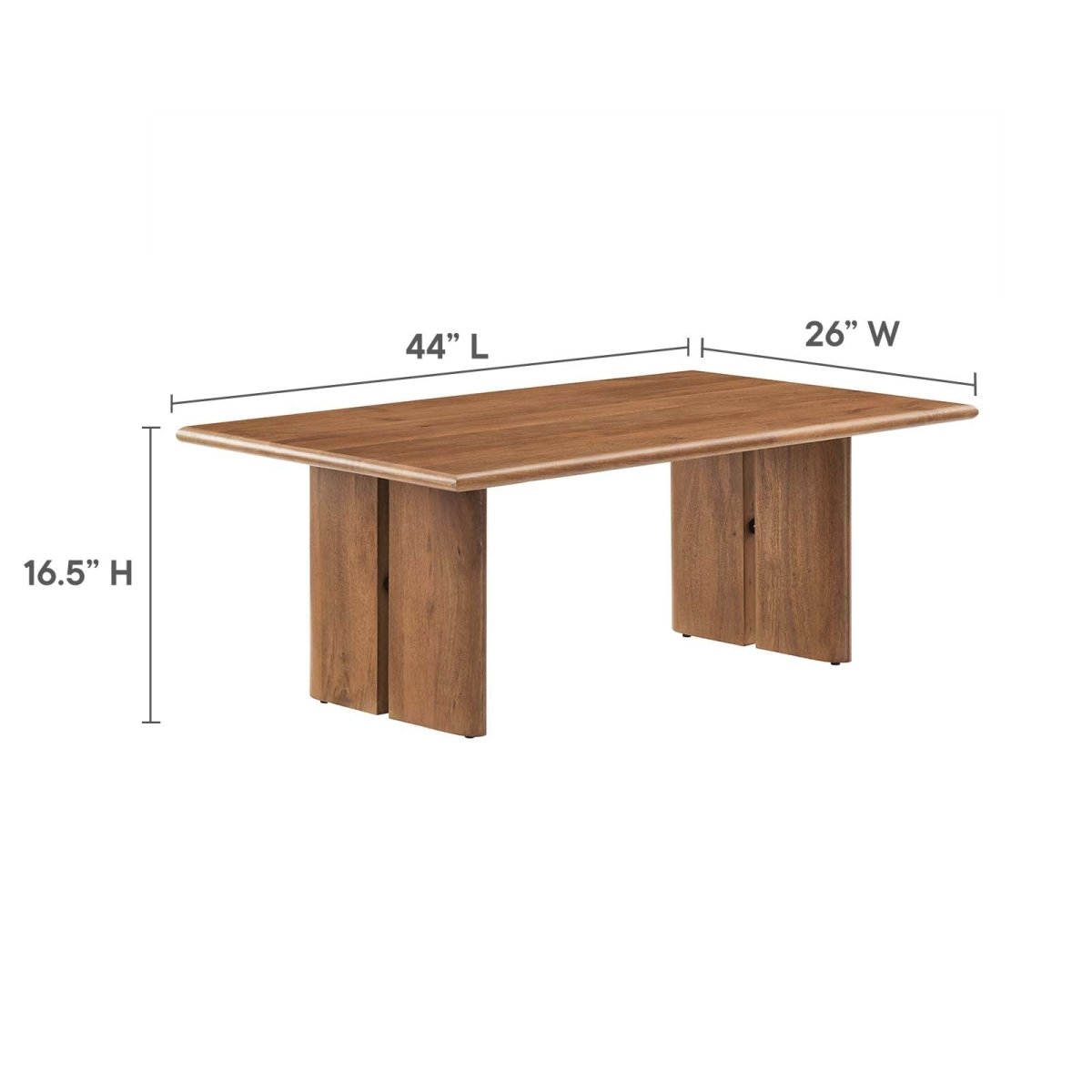 Amistad Wood Coffee Table - BUILDMYPLACE