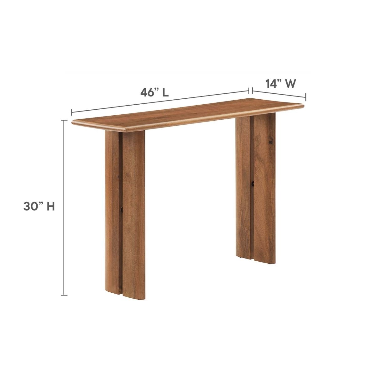 Amistad Wood Console Table - BUILDMYPLACE