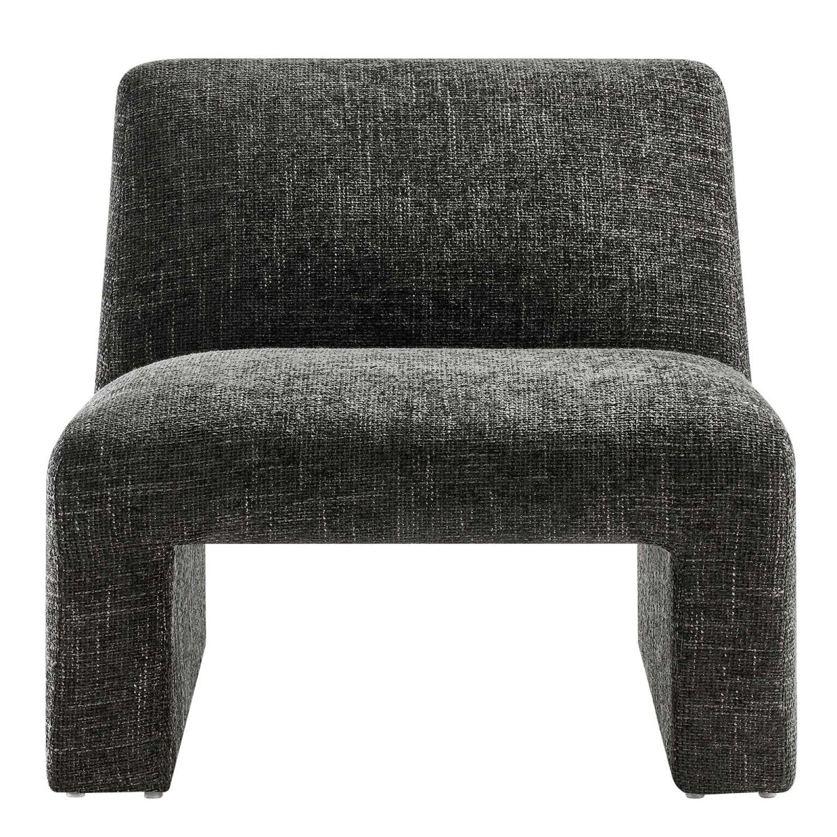 Amita Chenille Upholstered Accent Chair - BUILDMYPLACE