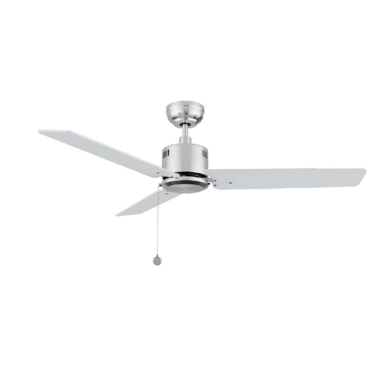 APEX 52 inch 3 - Blade No Light Ceiling Fan with Pull Chain - LEDMyPlace