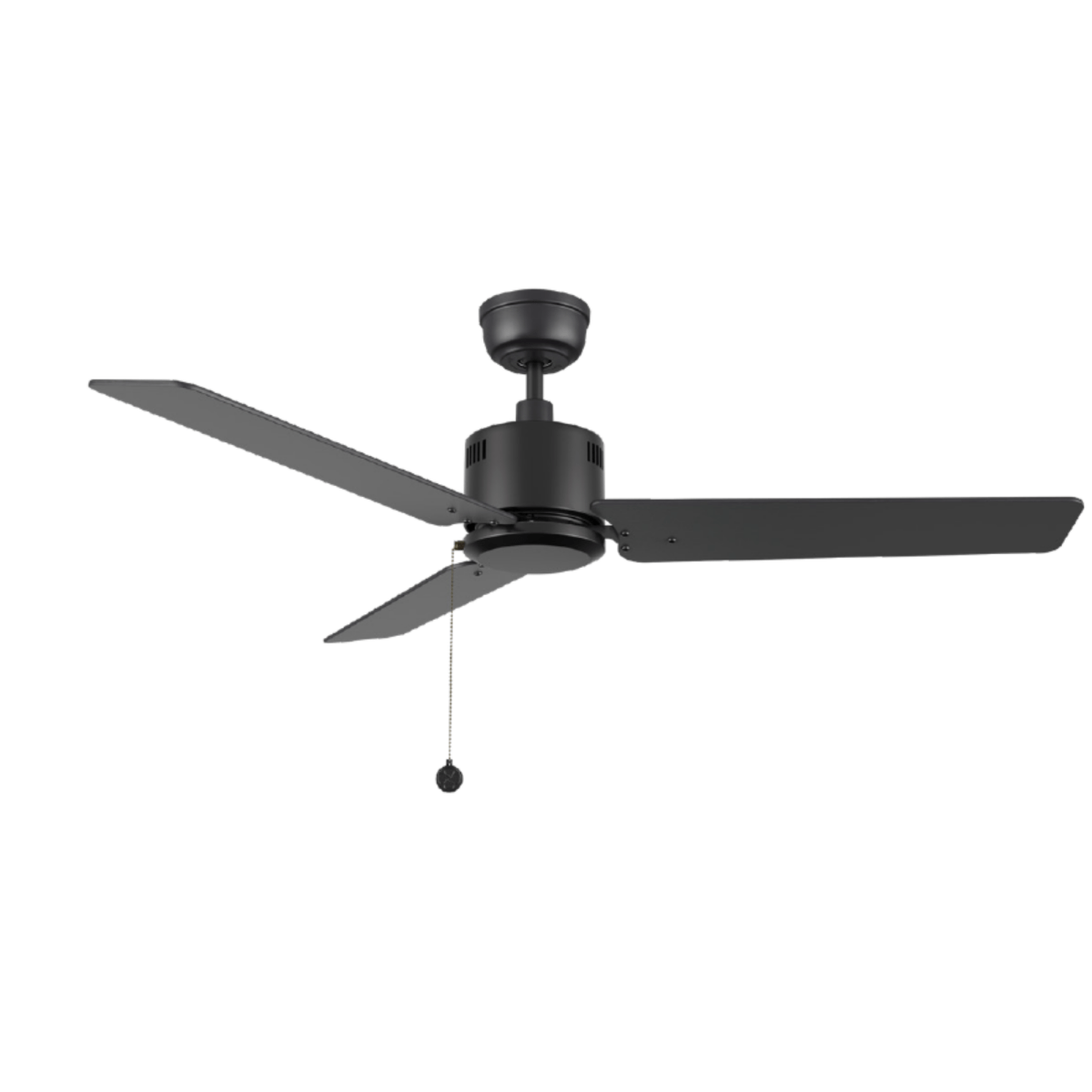 APEX 52 inch 3 - Blade No Light Ceiling Fan with Pull Chain - LEDMyPlace
