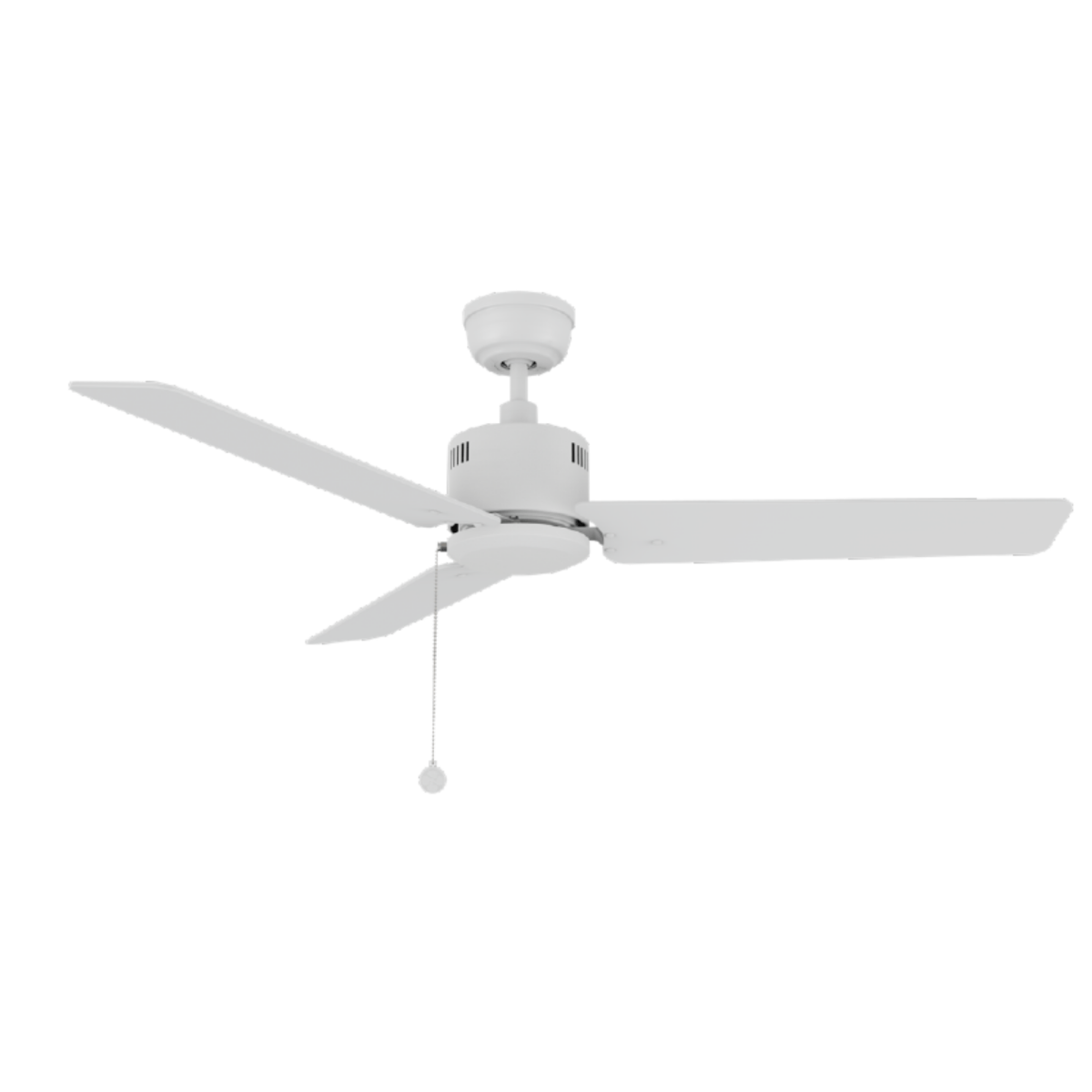 APEX 52 inch 3 - Blade No Light Ceiling Fan with Pull Chain - LEDMyPlace