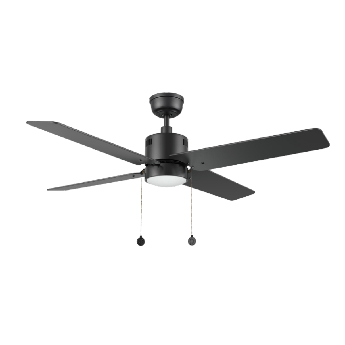 APEX 52 inch 4 - Blade Ceiling Fan with LED Light & Pull Chain - LEDMyPlace