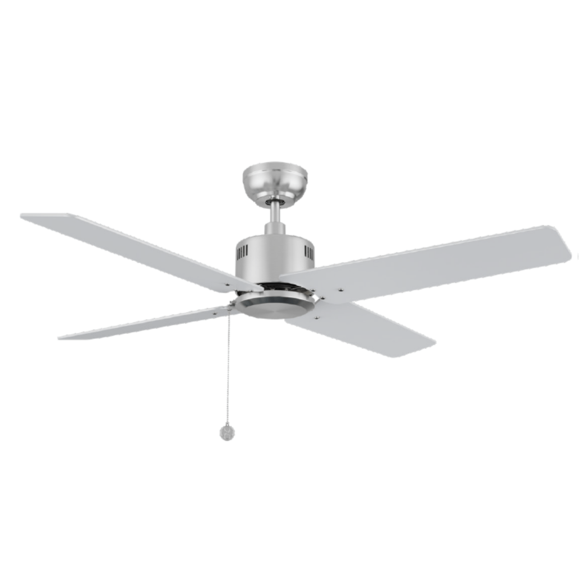 APEX 52 inch 4 - Blade No Light Ceiling Fan with Pull Chain - LEDMyPlace