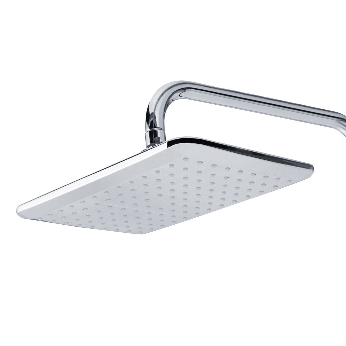 Aqua Power Shower Spa Chrome Shower Systems - Dual Shower Head In Polished Chrome Finish - BUILDMYPLACE