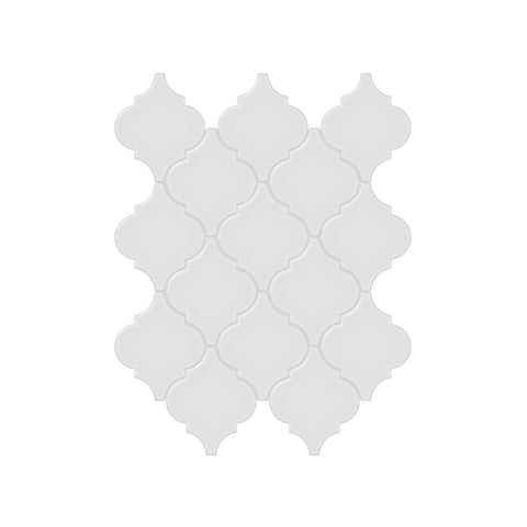 Arabesque Soho Gallery Grey Glossy Glazed Porcelain Mosaic