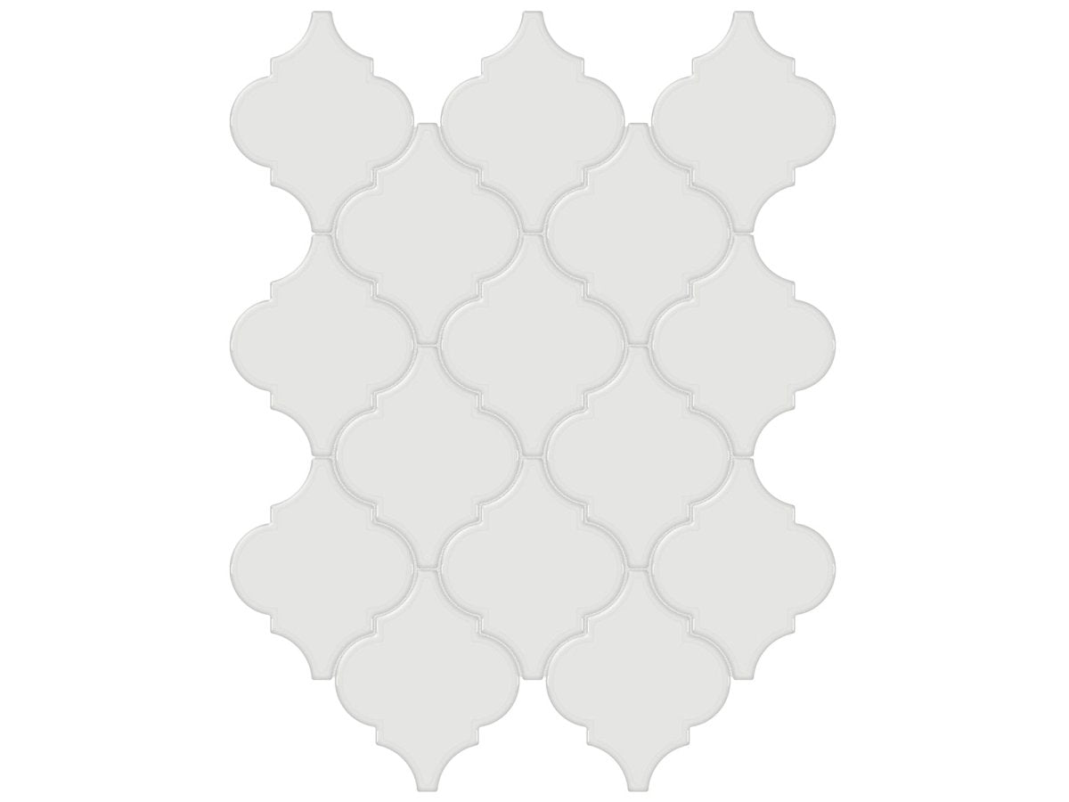 Arabesque Soho Vintage Gray Glossy Glazed Porcelain Mosaic - BUILDMYPLACE