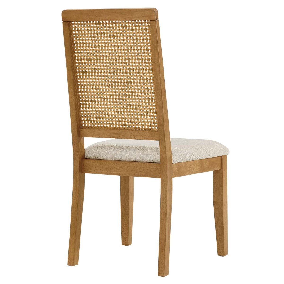 Arlo Faux Rattan and Wood Dining Side Chairs - Set of 2 - BUILDMYPLACE