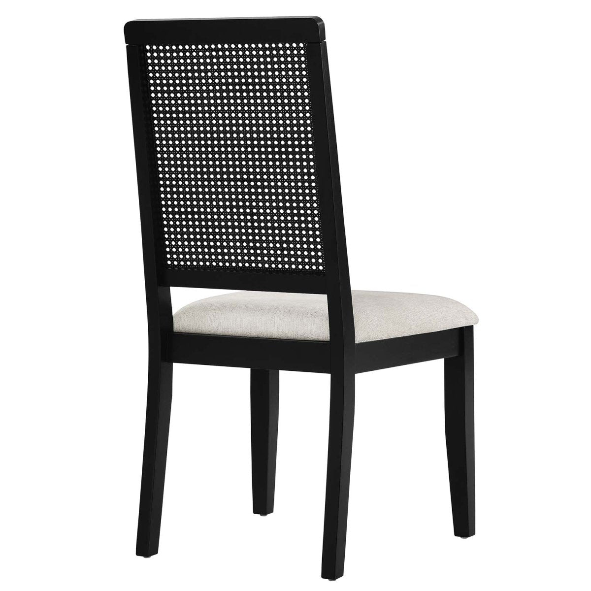 Arlo Faux Rattan and Wood Dining Side Chairs - Set of 2 - BUILDMYPLACE