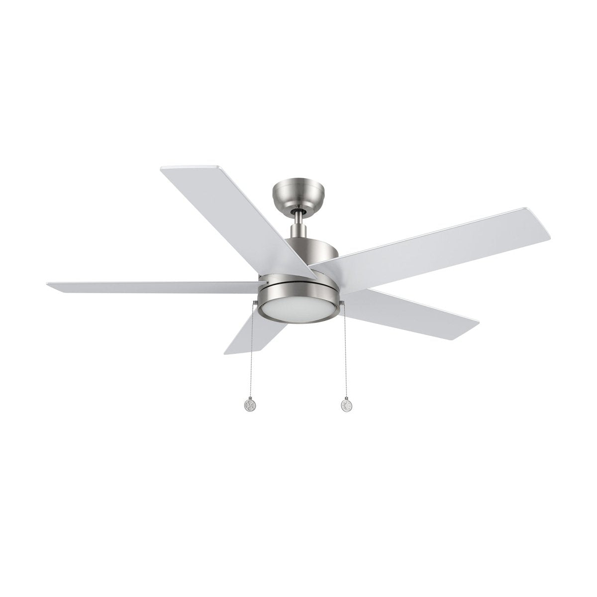 ASCOTT 52 inch 5 - Blade Ceiling Fan with LED Light & Pull Chain - LEDMyPlace