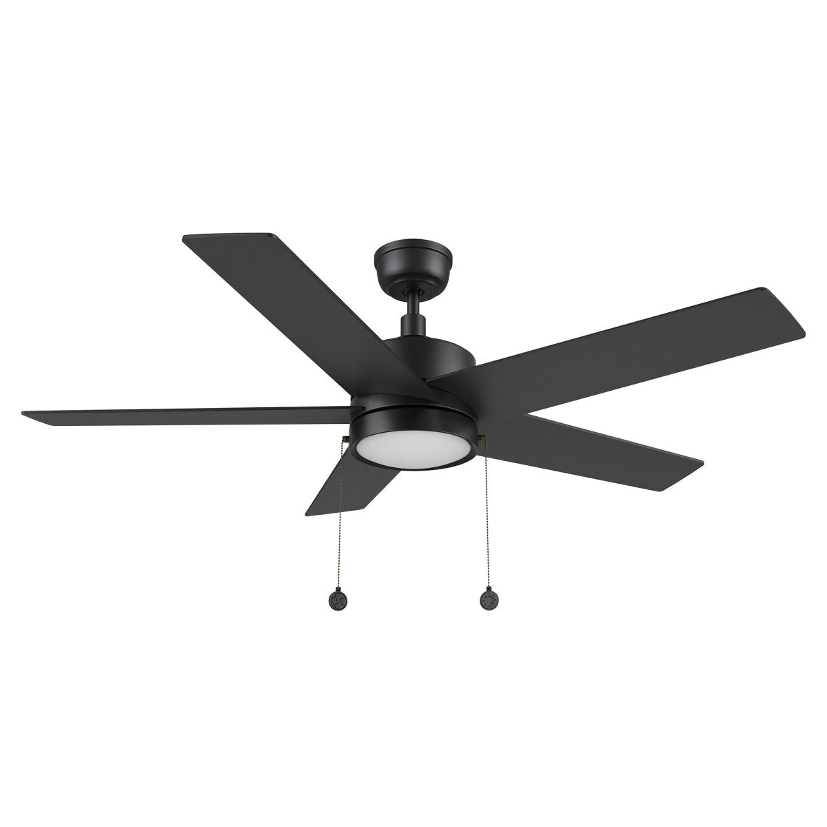 ASCOTT 52 inch 5 - Blade Ceiling Fan with LED Light & Pull Chain - LEDMyPlace