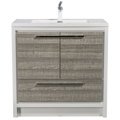 Ashdale Freestanding Bathroom Vanity With Sink, Soft Closing Doors & Drawer - BUILDMYPLACE