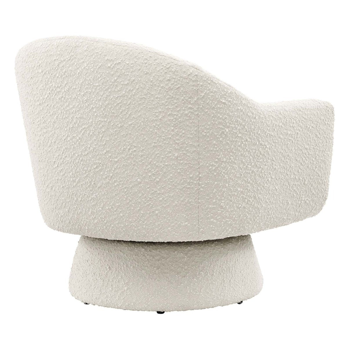Astral Boucle Fabric Swivel Chair - BUILDMYPLACE