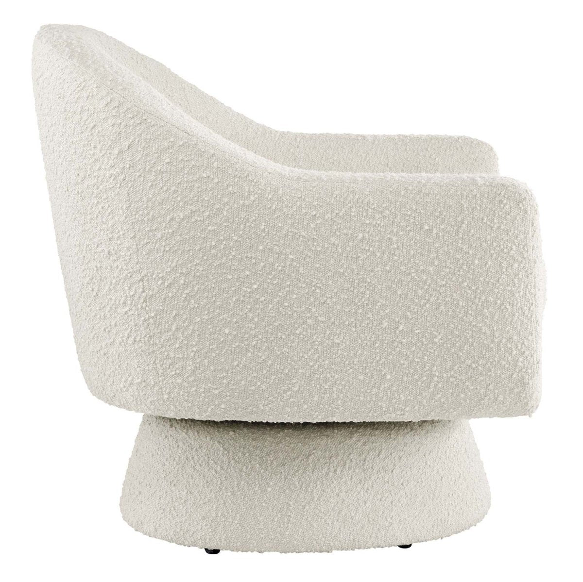 Astral Boucle Fabric Swivel Chair - BUILDMYPLACE