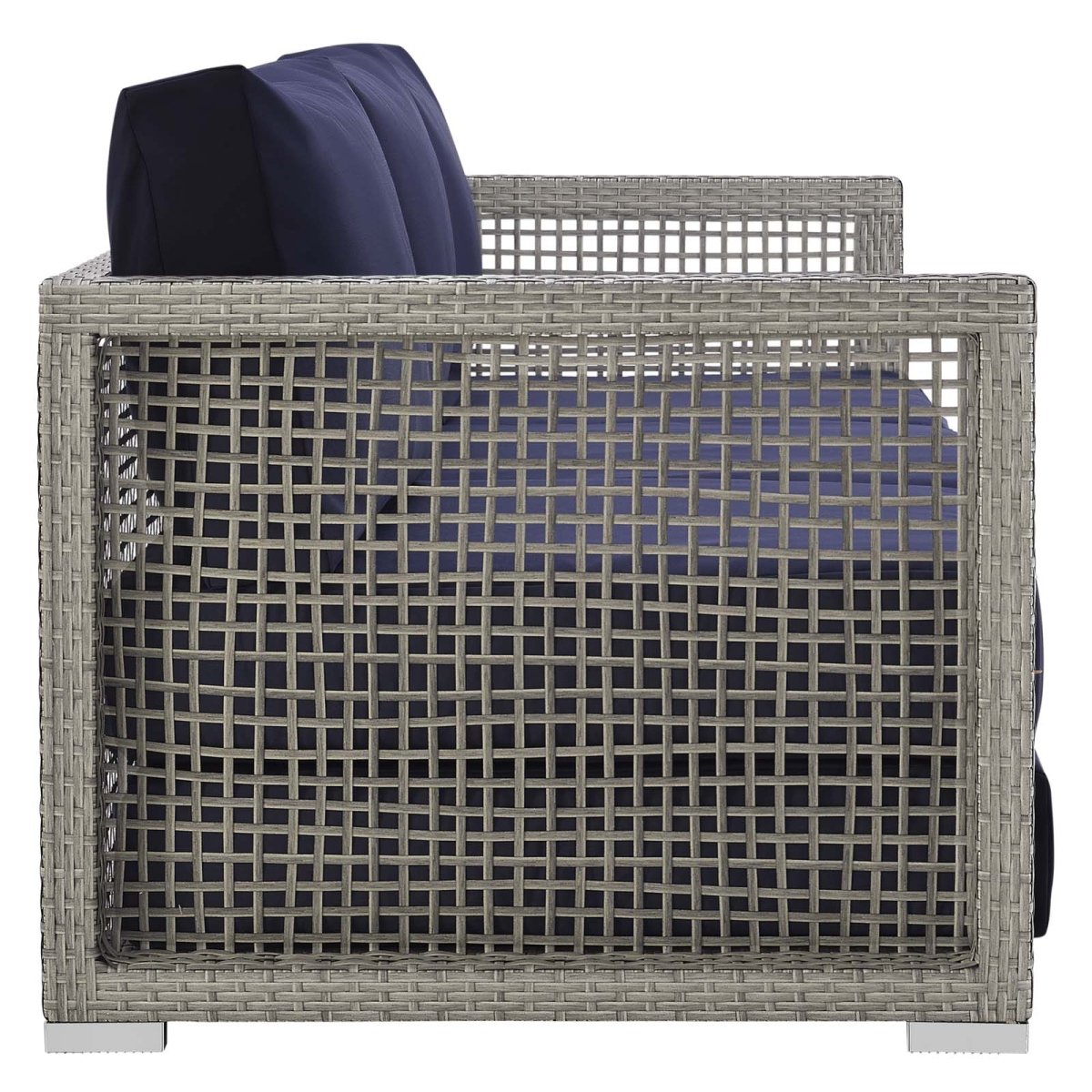 Aura Outdoor Patio Wicker Rattan Sofa - BUILDMYPLACE