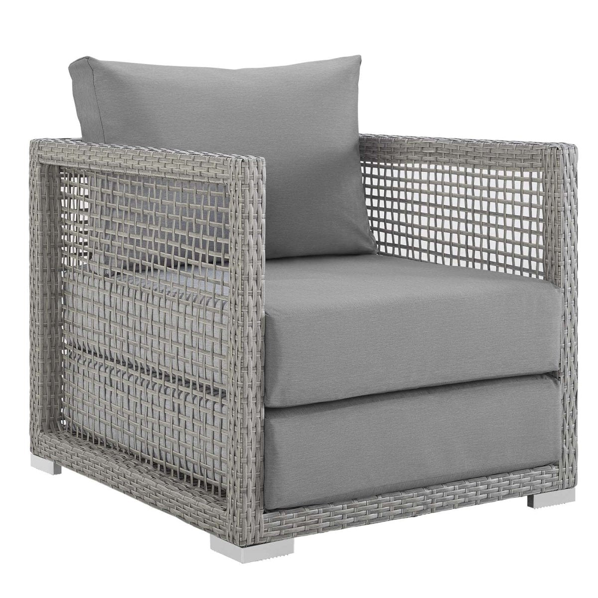Aura Rattan Outdoor Patio Armchair - BUILDMYPLACE