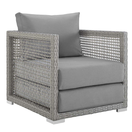 Aura Rattan Outdoor Patio Armchair - BUILDMYPLACE