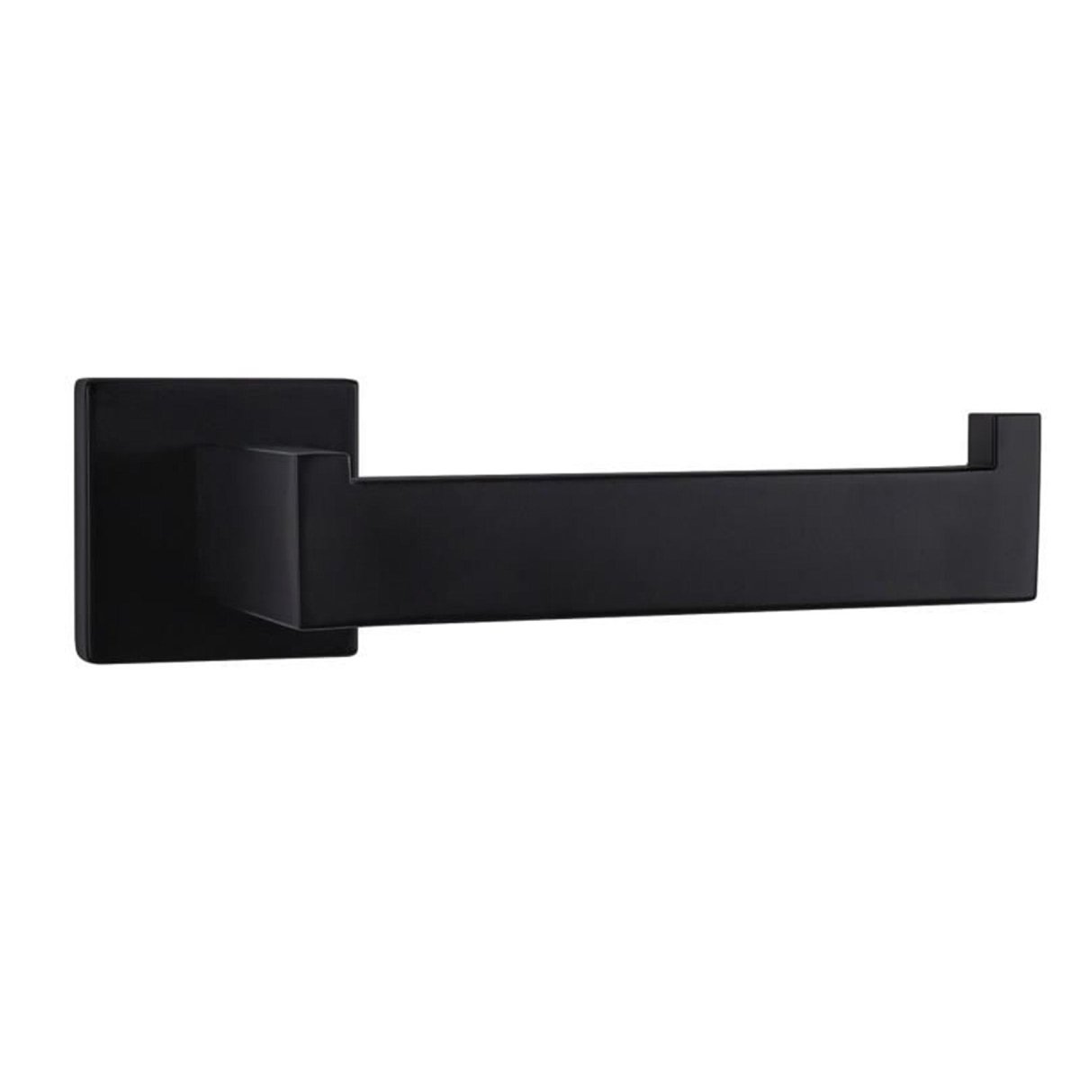 Bagno Lucido Stainless Steel Toilet Paper Holder - Matte Black - BUILDMYPLACE