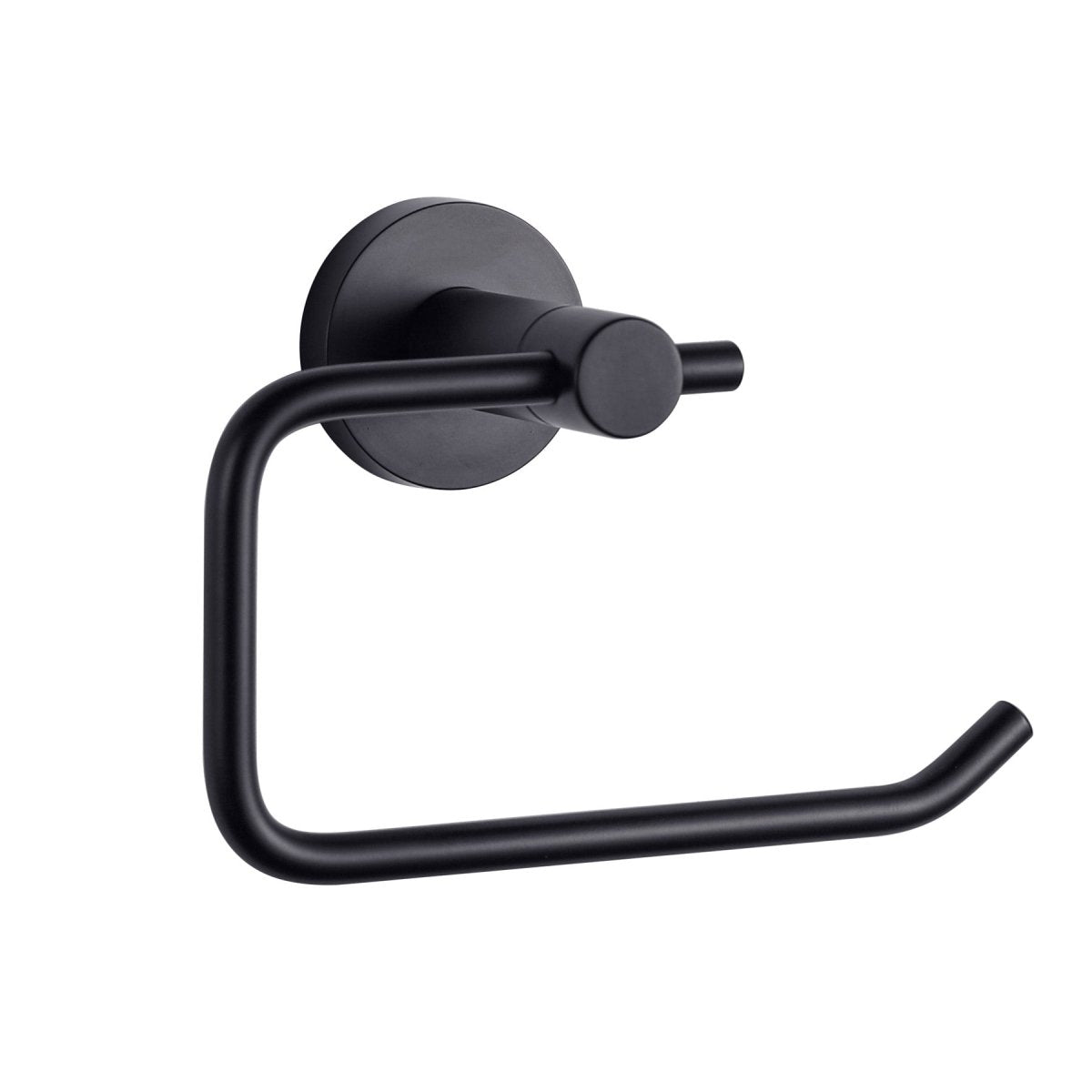 Bagno Nera Stainless Steel Toilet Paper Holder - Matte Black - BUILDMYPLACE