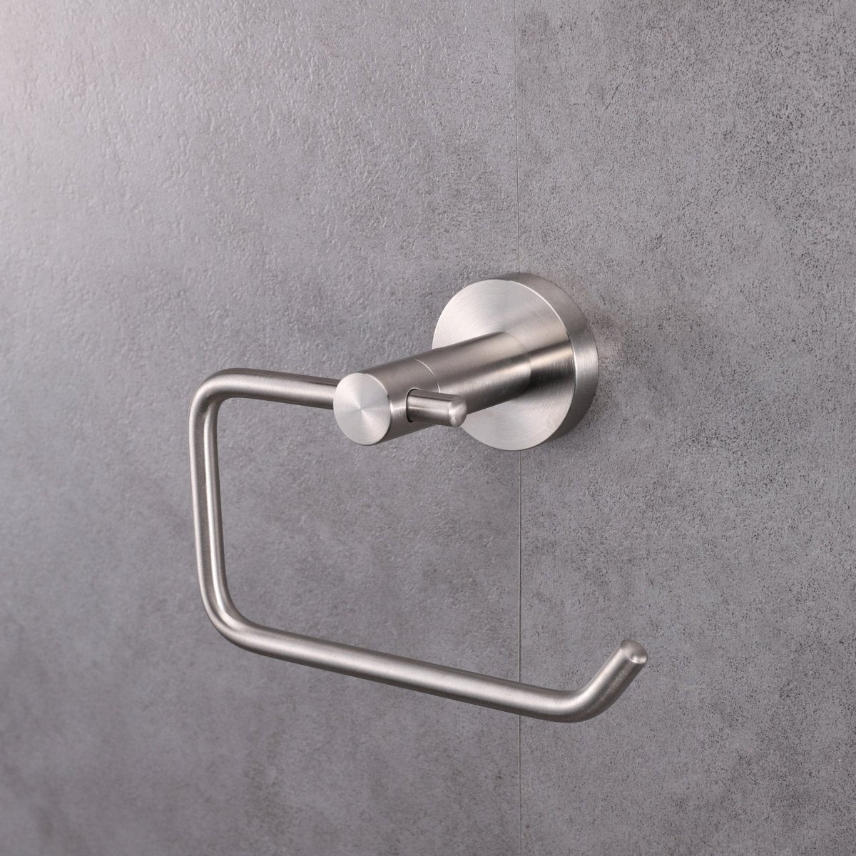 Bagno Nera Stainless Steel Toilet Paper Holder - Satin Nickel - BUILDMYPLACE