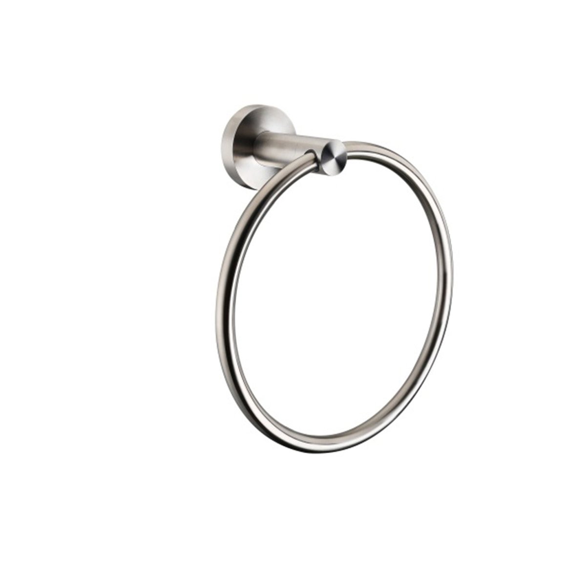 Bagno Nera Stainless Steel Towel Ring - Satin Nickel - BUILDMYPLACE