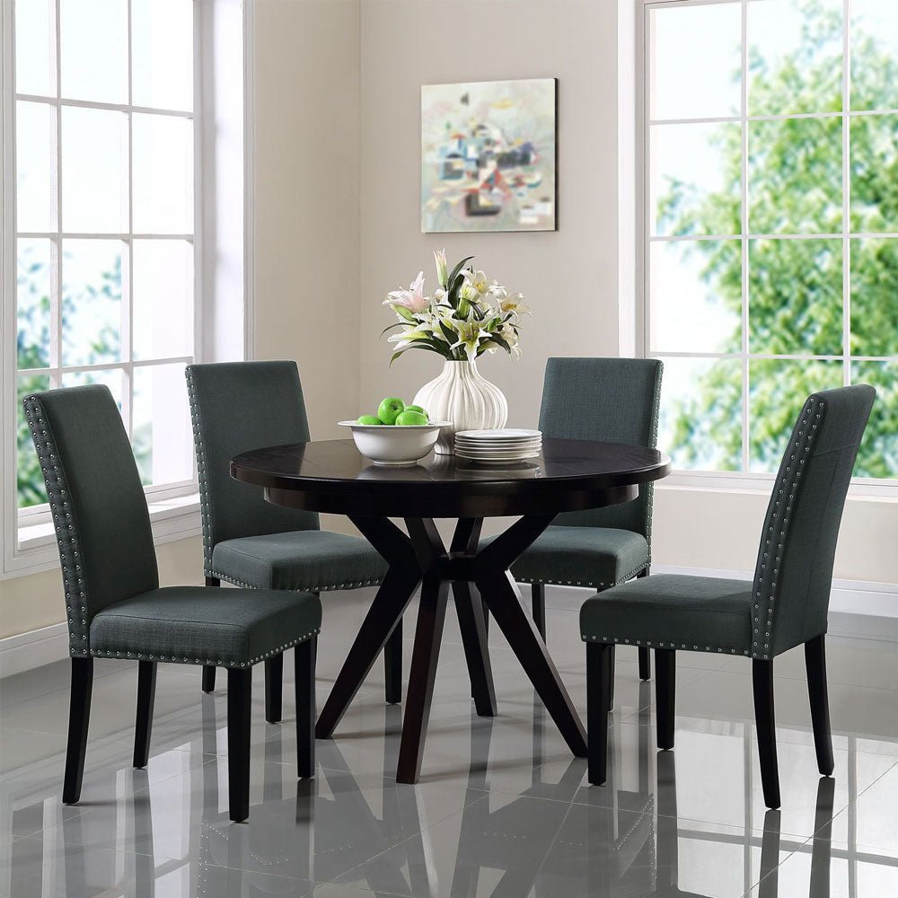 Baron Kitchen And Dining Vinyl Chair Set Of 4 - Dining Room Chair Set - BUILDMYPLACE