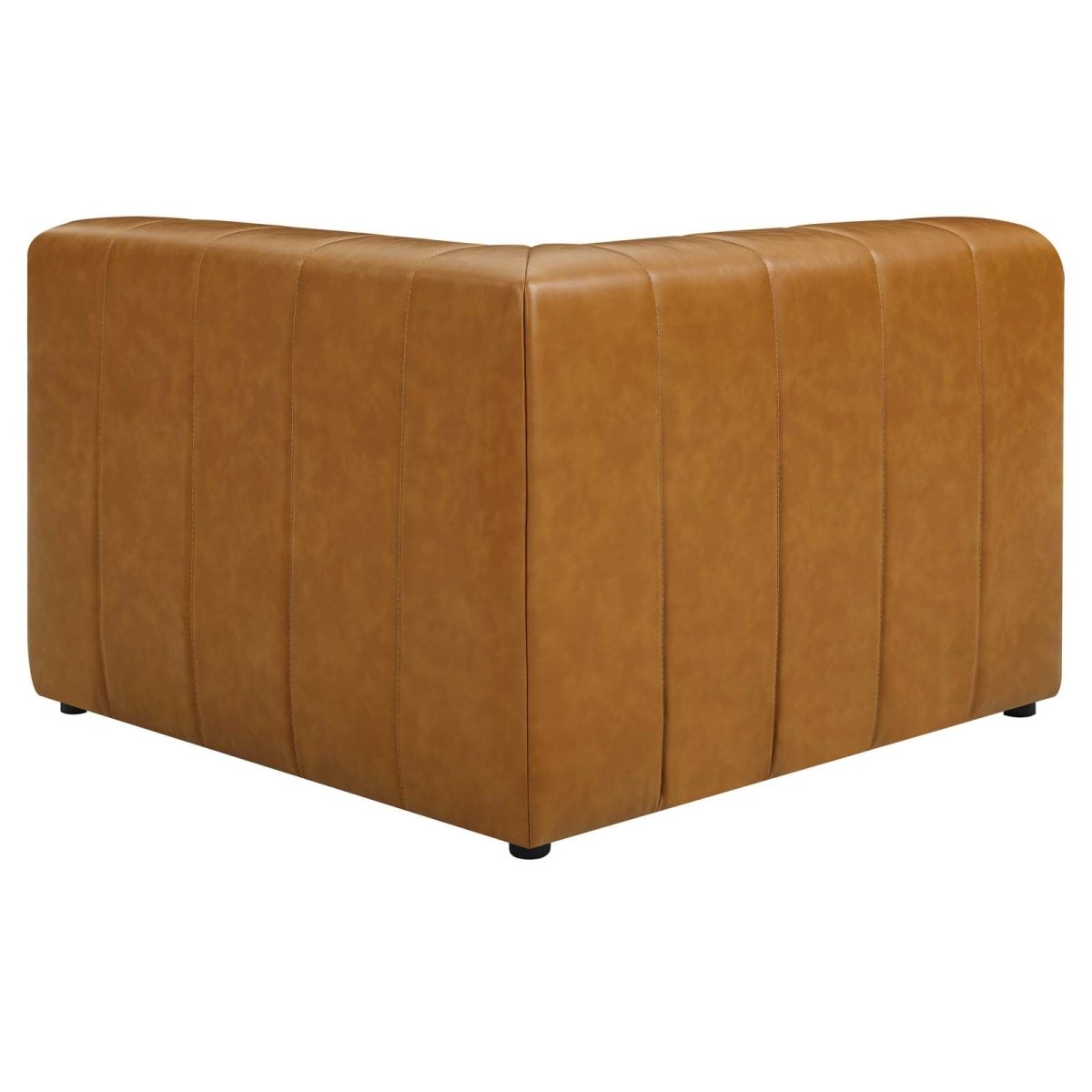 Bartlett Vegan Leather Corner Chair - BUILDMYPLACE