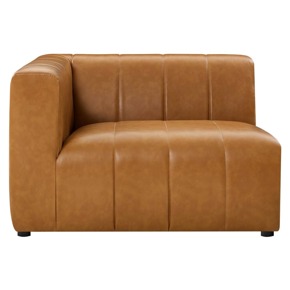 Bartlett Vegan Leather Left - Arm Chair - BUILDMYPLACE